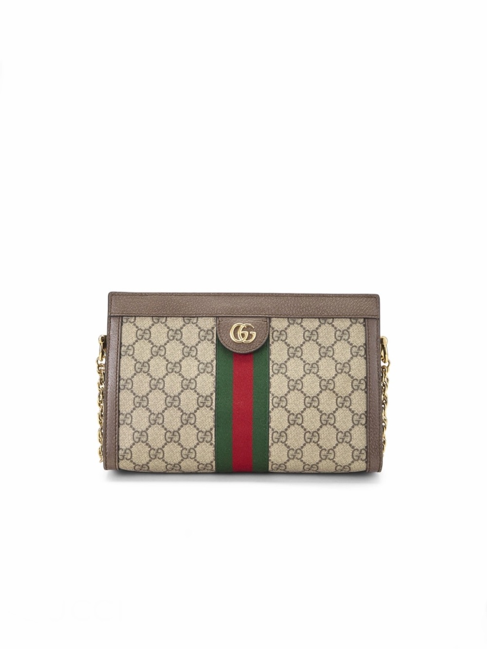 Gucci Ophidia Beige GG Supreme Canvas Crossbody Medium